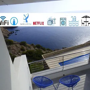 Icaros 4-appartement Avec Terrasse, Grande Piscine Et Parking, En Surplomb De Appartement